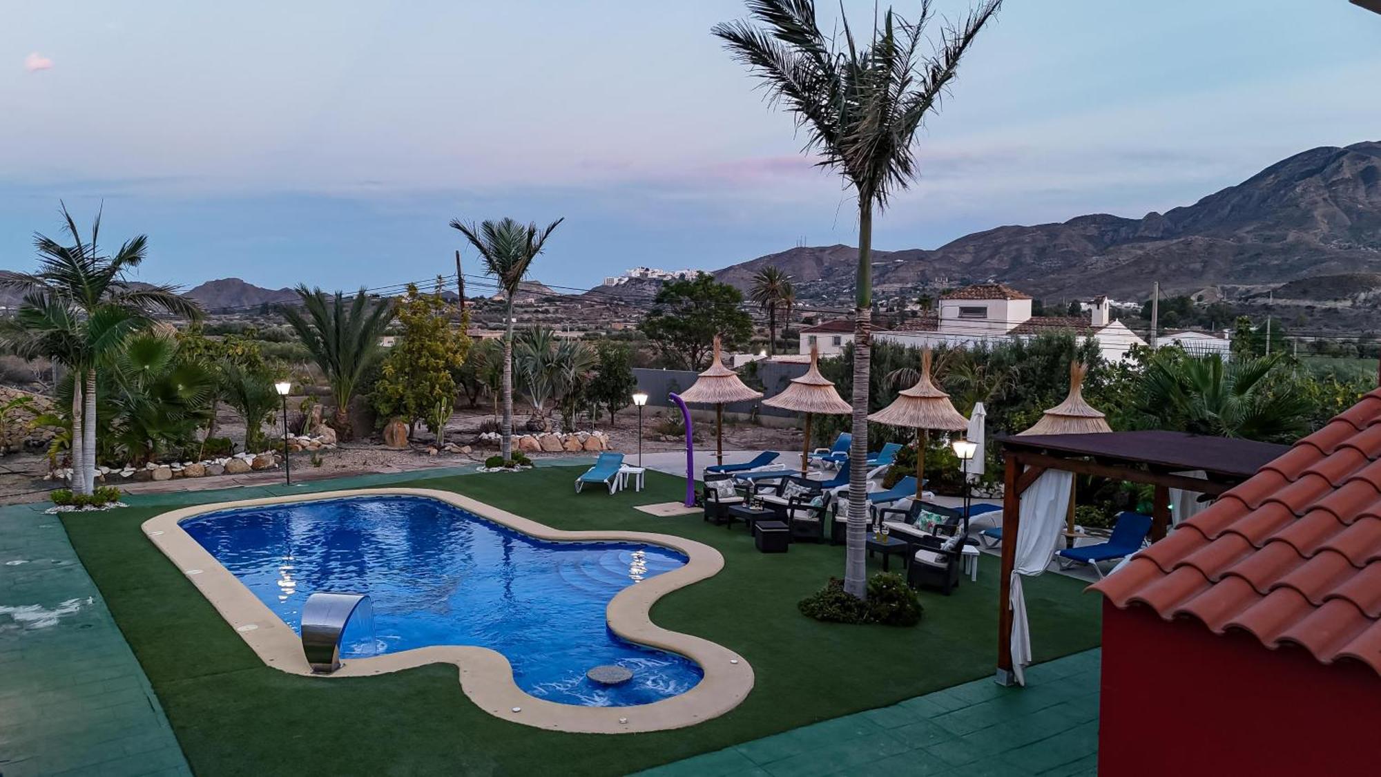 Villa Adelina En Turre, Almeria, Villa De Lujo Con Piscina Privada Cerca De Las Playas De Mojacar Exterior foto