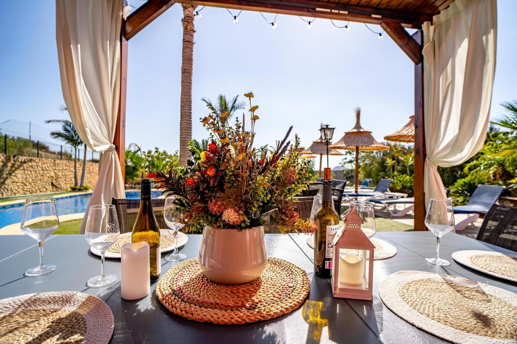 Villa Adelina En Turre, Almeria, Villa De Lujo Con Piscina Privada Cerca De Las Playas De Mojacar Exterior foto